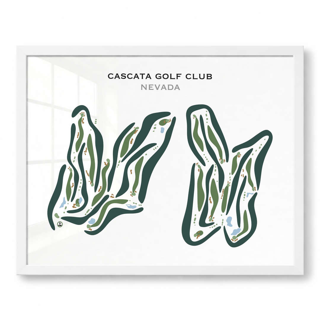 Cascata Golf Club, Nevada - Printed Golf Courses