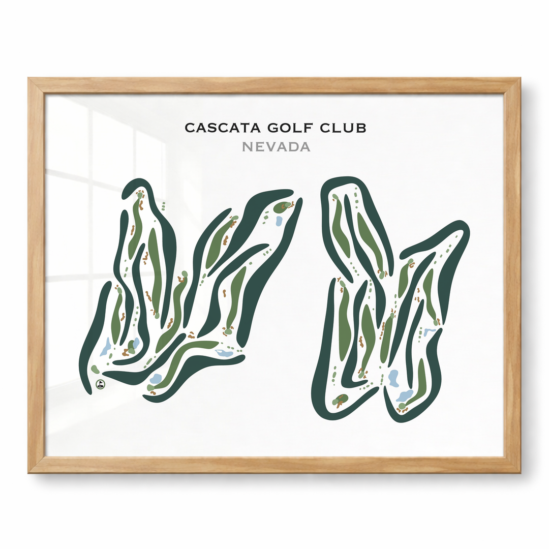 Cascata Golf Club, Nevada - Printed Golf Courses