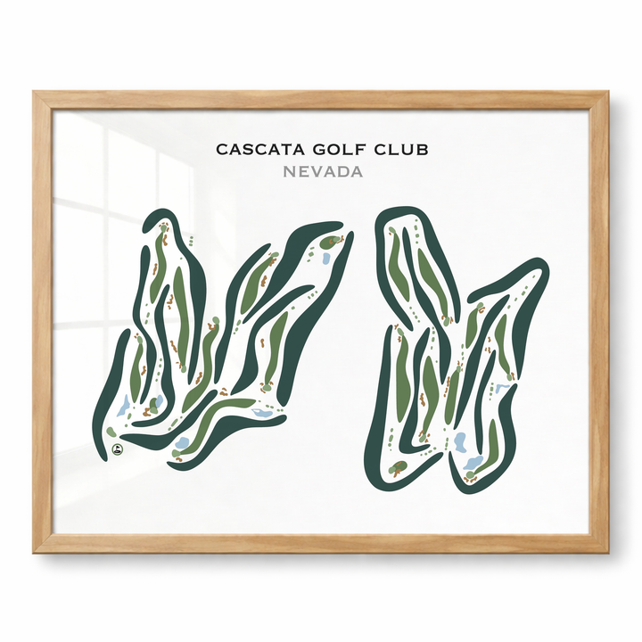 Cascata Golf Club, Nevada - Printed Golf Courses