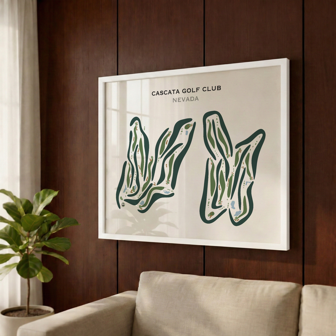 Cascata Golf Club, Nevada - Printed Golf Courses