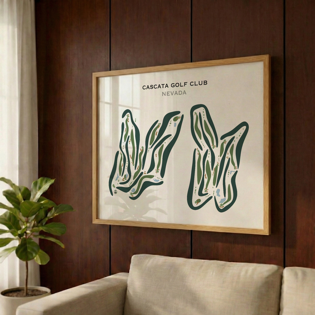 Cascata Golf Club, Nevada - Printed Golf Courses