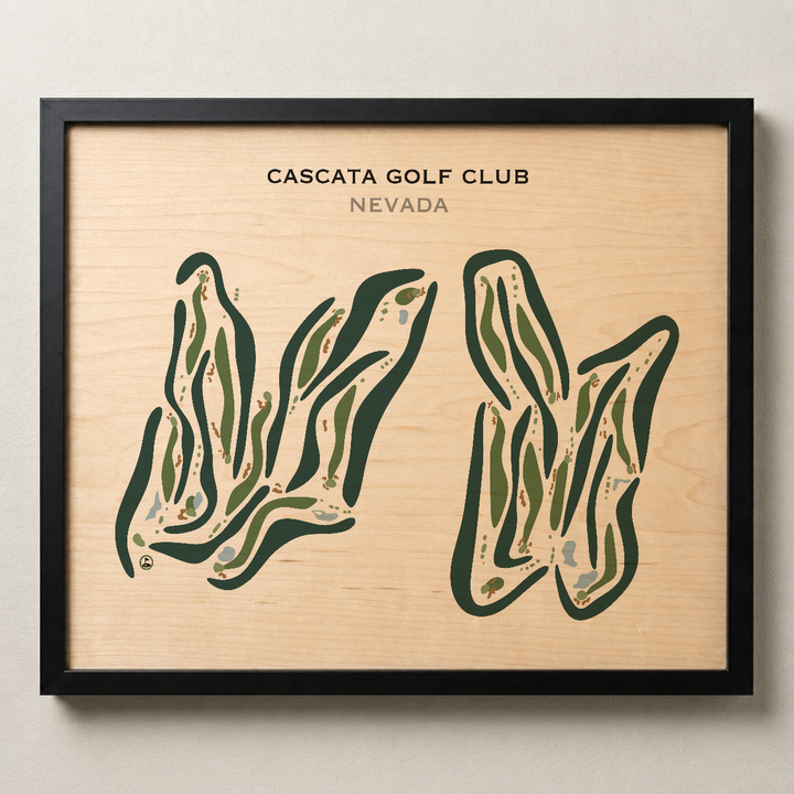 Cascata Golf Club, Nevada - Printed Golf Courses
