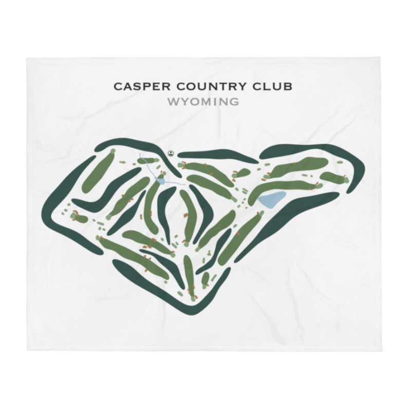 Casper Country Club, Wyoming - Printed Golf Courses