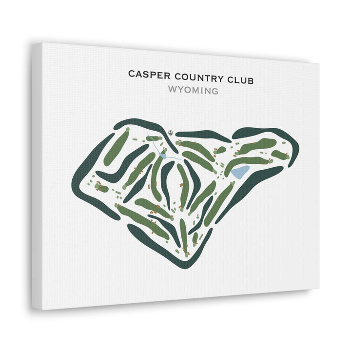 Casper Country Club, Wyoming - Printed Golf Courses