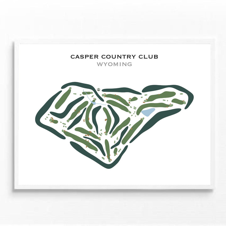 Casper Country Club, Wyoming - Printed Golf Courses