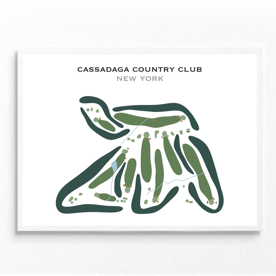 Cassadaga Country Club, New York - Printed Golf Courses