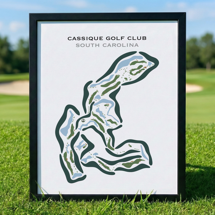 Cassique Golf Club, Johns Island South Carolina - Printed Golf Courses