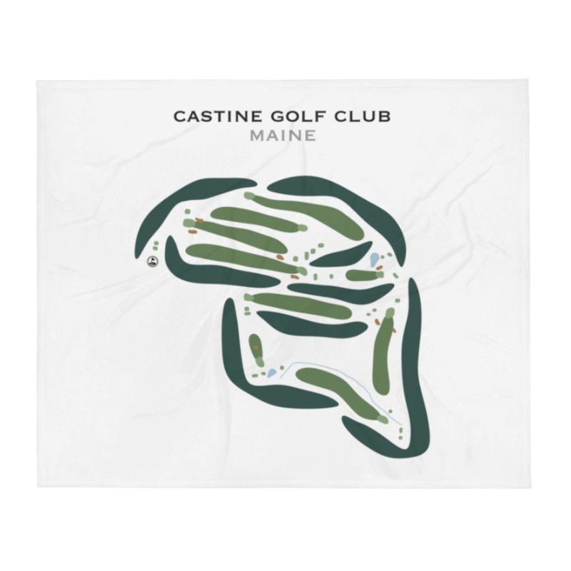 Castine Golf Club, Maine - Printed Golf Courses