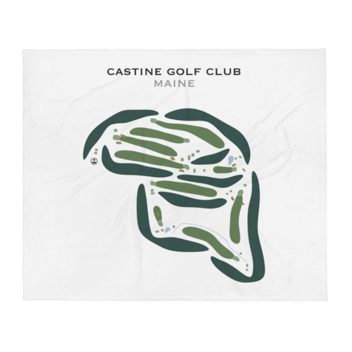 Castine Golf Club, Maine - Printed Golf Courses