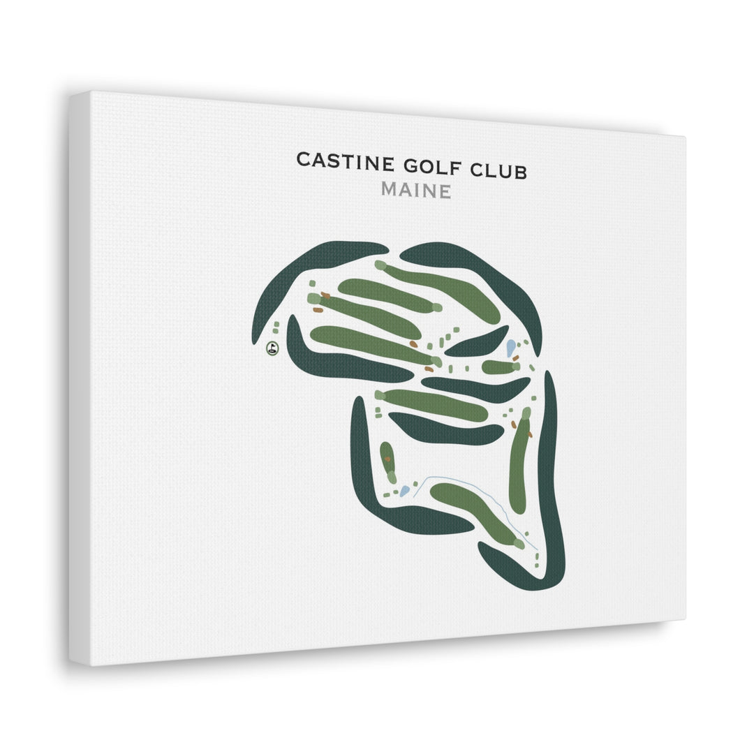 Castine Golf Club, Maine - Printed Golf Courses