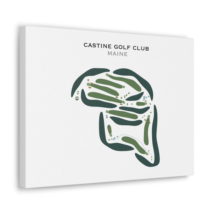 Castine Golf Club, Maine - Printed Golf Courses