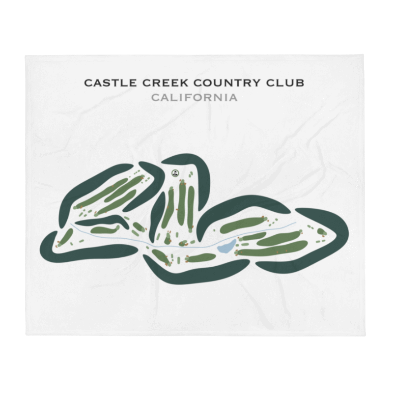 Castle Creek Country Club, California - Printed Golf Courses