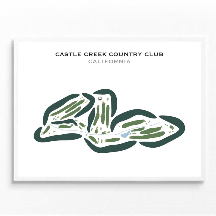 Castle Creek Country Club, California - Printed Golf Courses