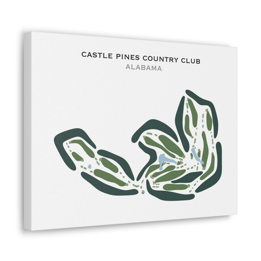 Castle Pines Country Club, Alabama - Printed Golf Courses