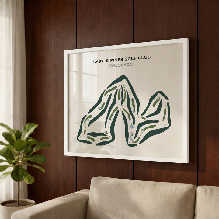 Castle Pines Golf Club, Colorado - Printed Golf Courses