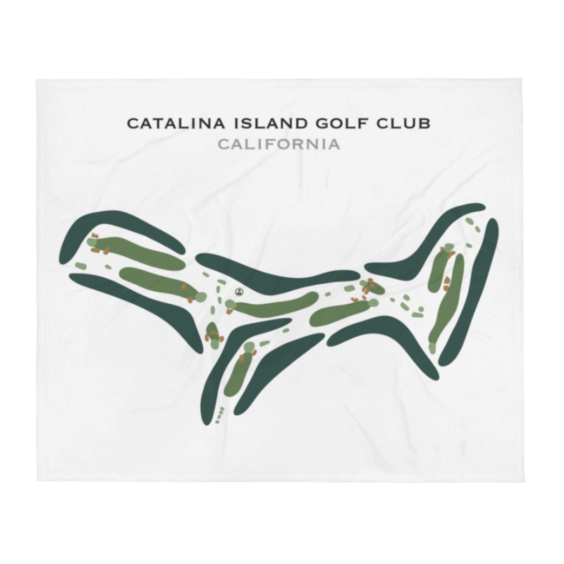 Catalina Island Golf Club, California - Printed Golf Courses