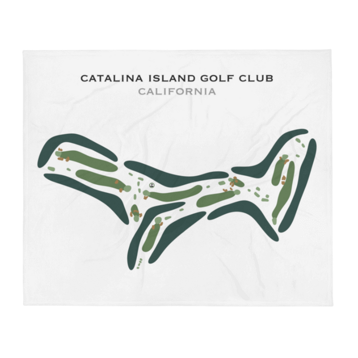 Catalina Island Golf Club, California - Printed Golf Courses