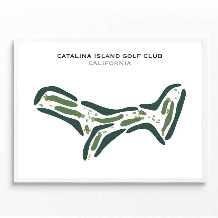 Catalina Island Golf Club, California - Printed Golf Courses