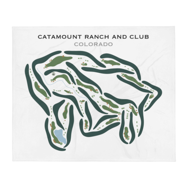 Catamount Ranch & Club, Colorado - Printed Golf Courses