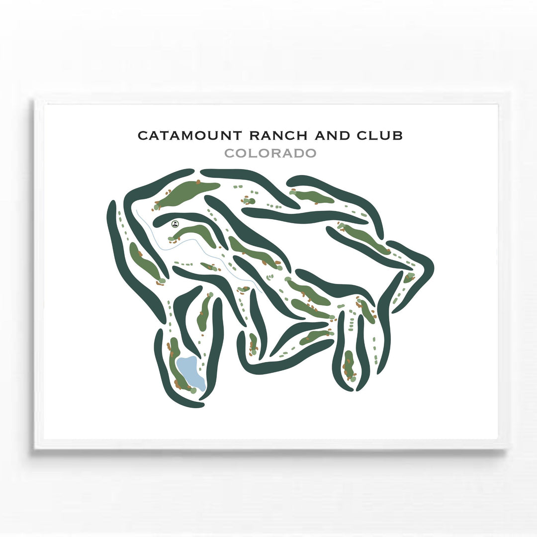 Catamount Ranch & Club, Colorado - Printed Golf Courses