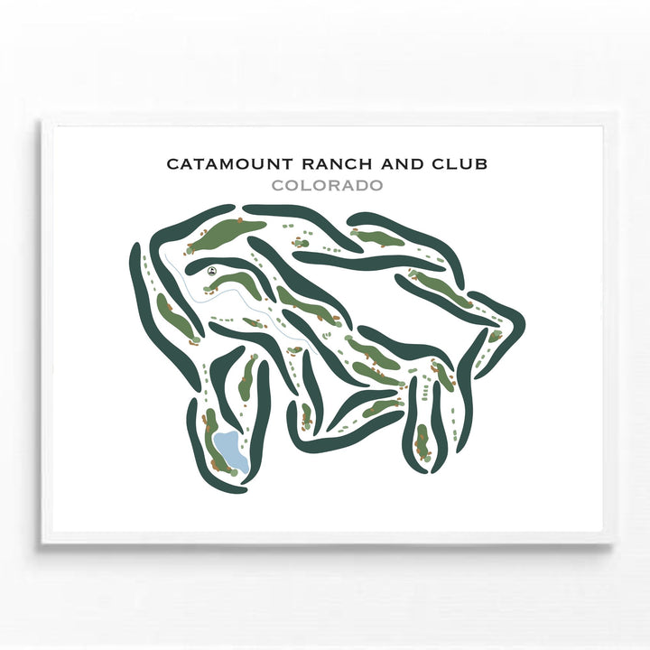 Catamount Ranch & Club, Colorado - Printed Golf Courses