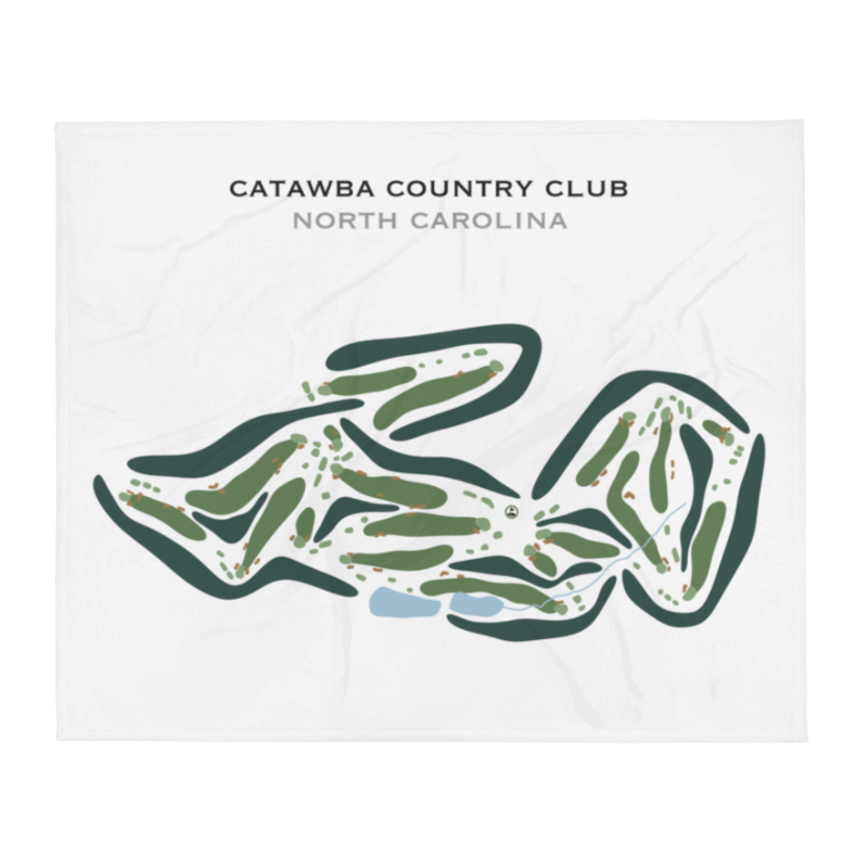 Catawba Country Club, North Carolina - Printed Golf Courses