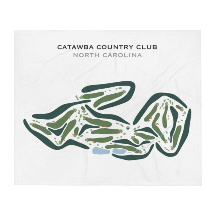 Catawba Country Club, North Carolina - Printed Golf Courses