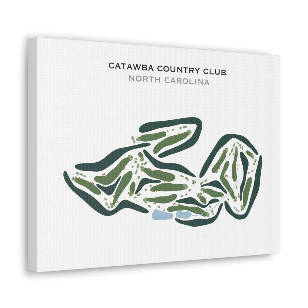 Catawba Country Club, North Carolina - Printed Golf Courses