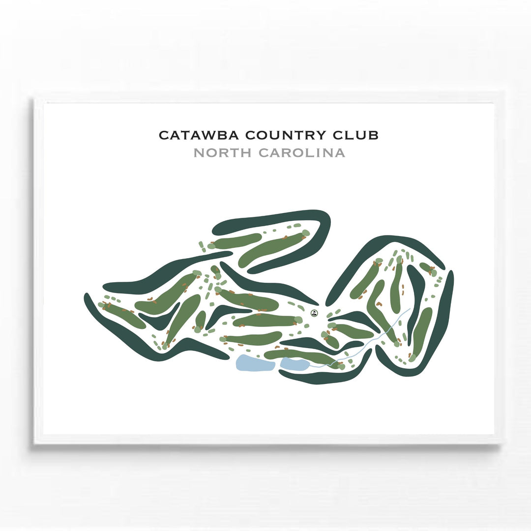 Catawba Country Club, North Carolina - Printed Golf Courses