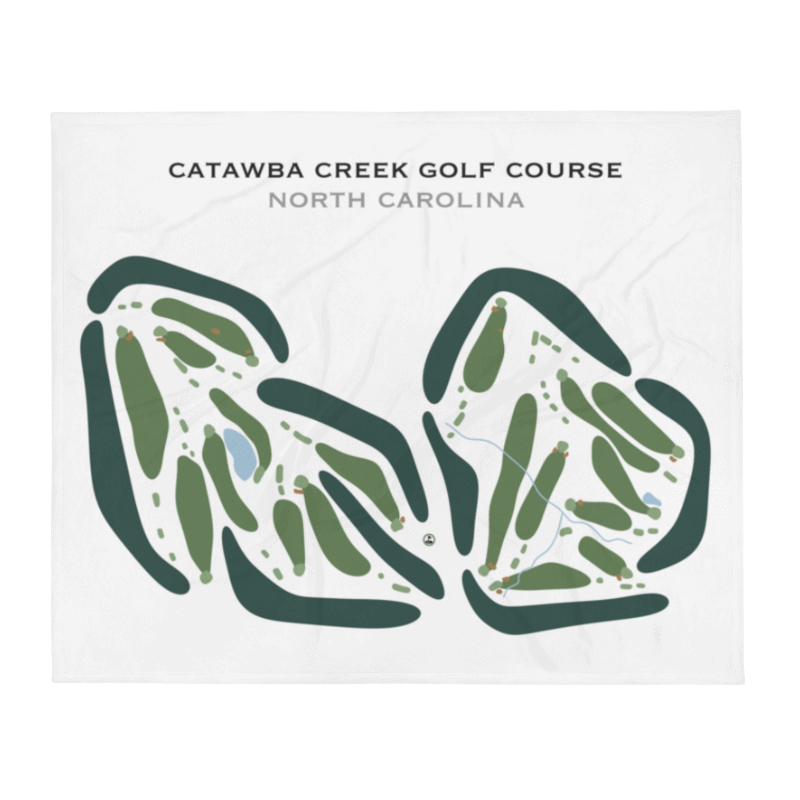 Catawba Creek Golf Course, North Carolina - Printed Golf Courses