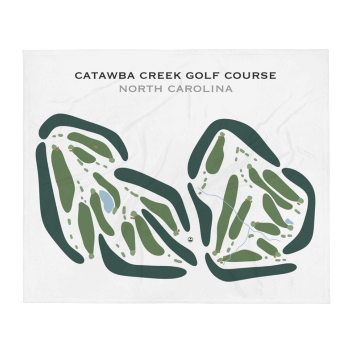 Catawba Creek Golf Course, North Carolina - Printed Golf Courses