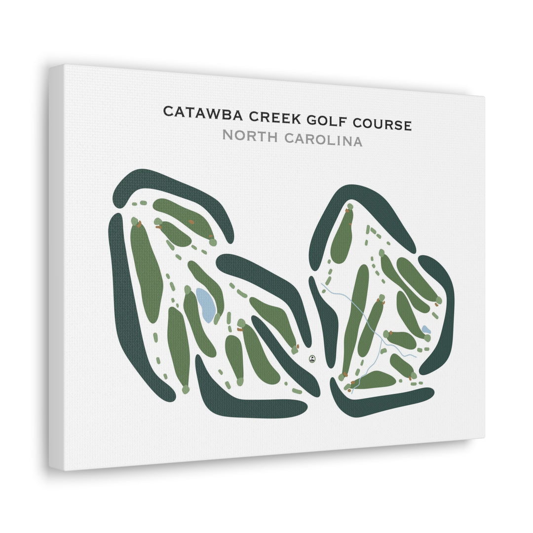 Catawba Creek Golf Course, North Carolina - Printed Golf Courses