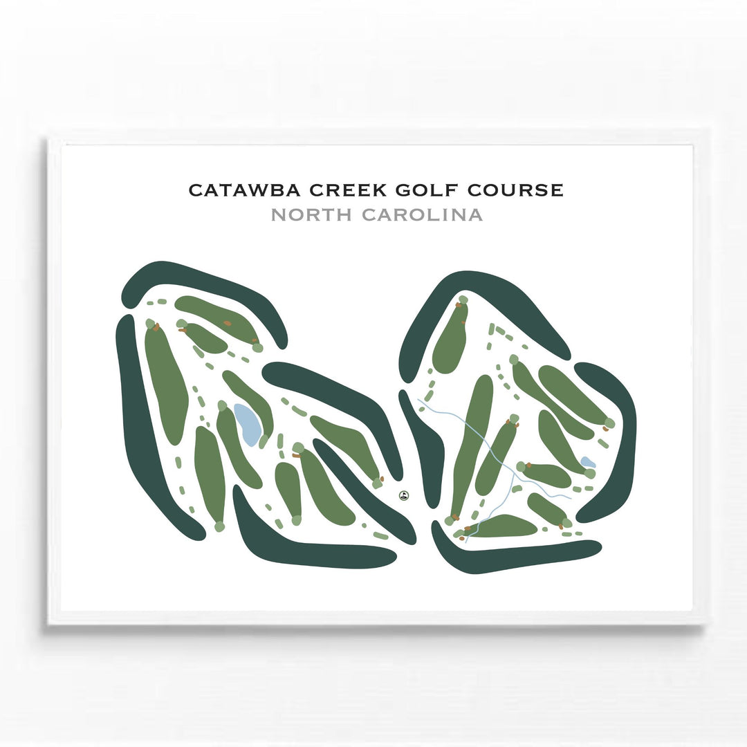 Catawba Creek Golf Course, North Carolina - Printed Golf Courses