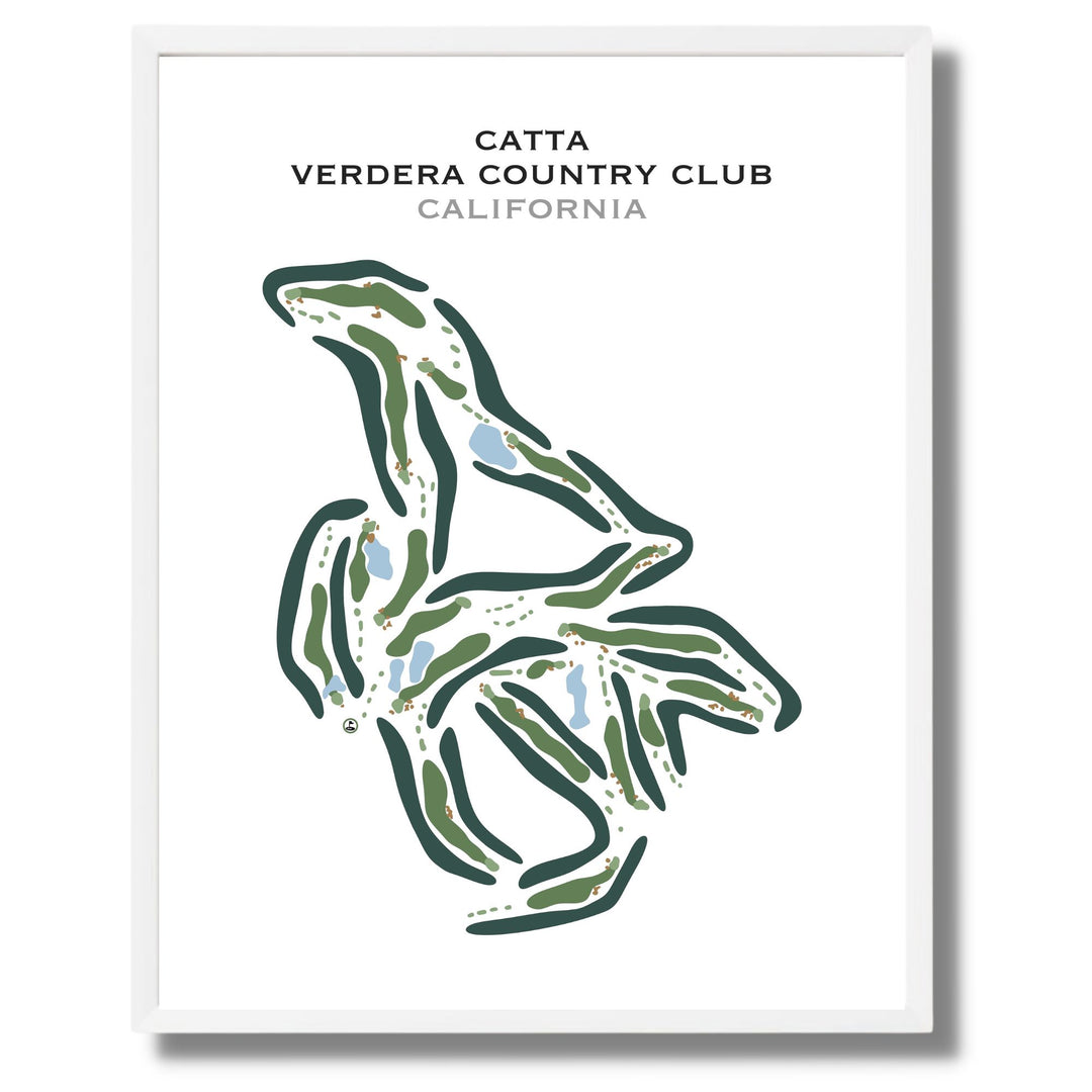 Catta Verdera Country Club, California - Printed Golf Course