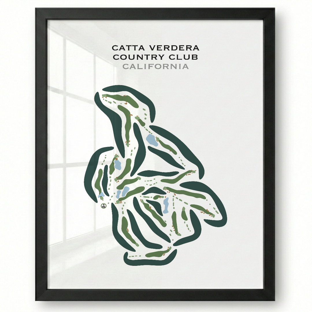 Catta Verdera Country Club, California - Printed Golf Course