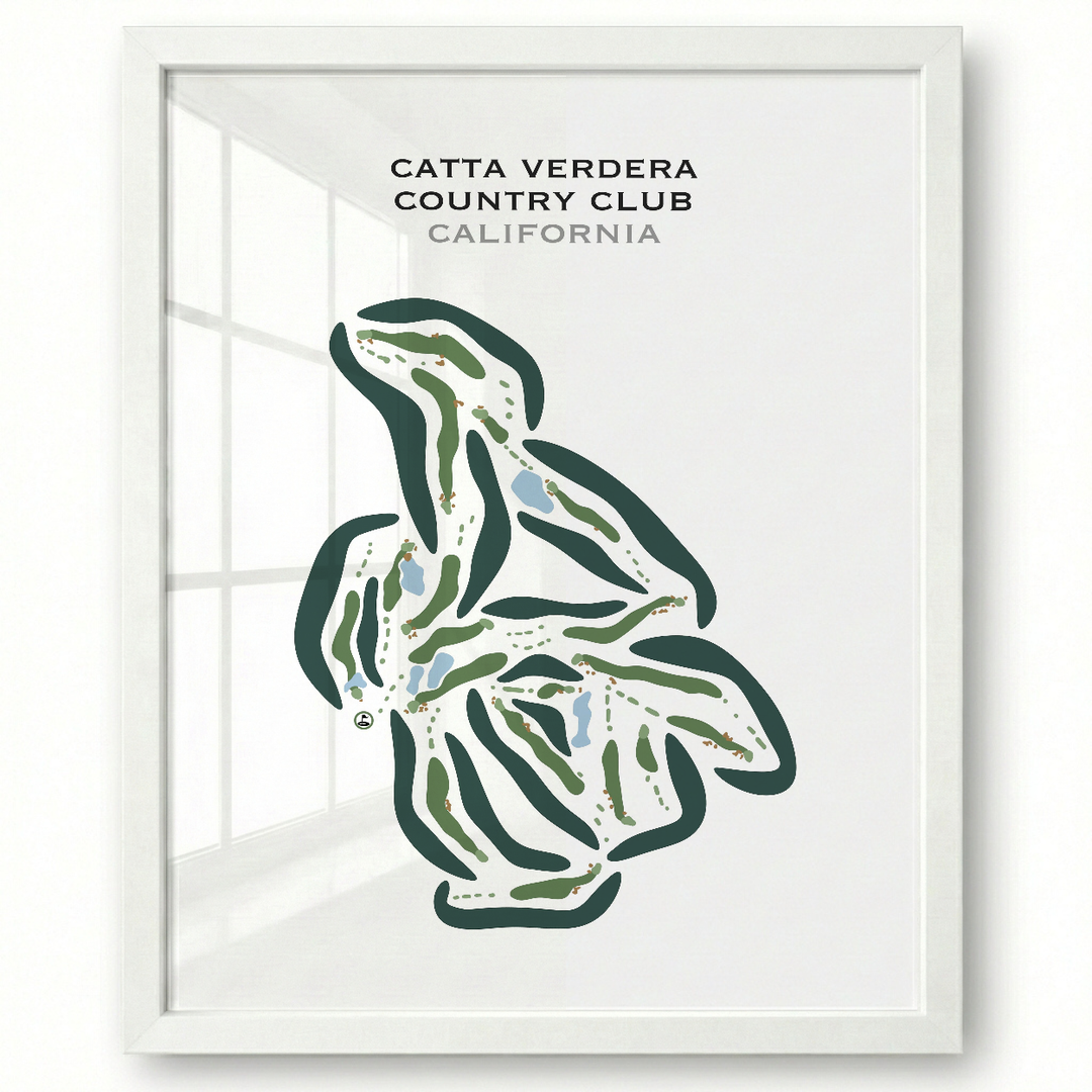 Catta Verdera Country Club, California - Printed Golf Course