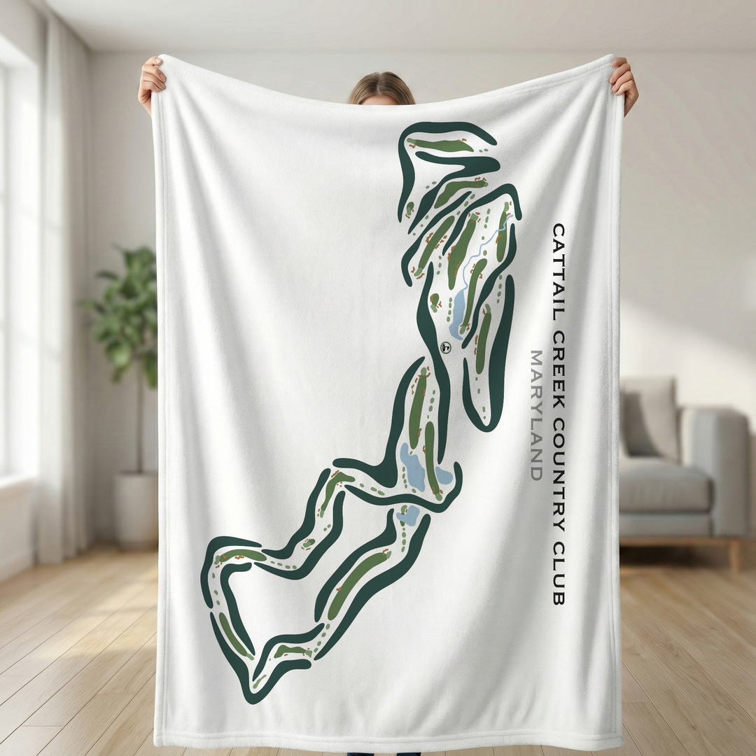 Cattail Creek Country Club, Maryland - Printed Golf Courses