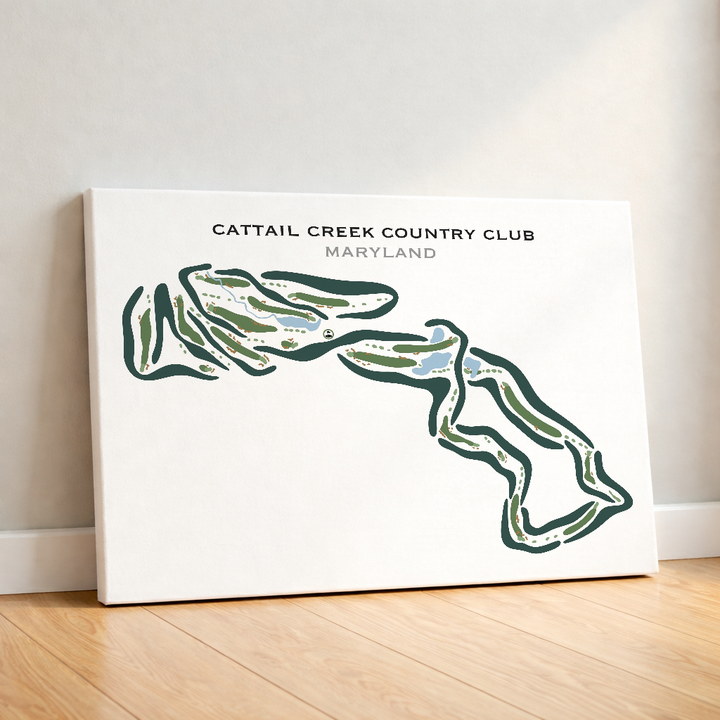 Cattail Creek Country Club, Maryland - Printed Golf Courses