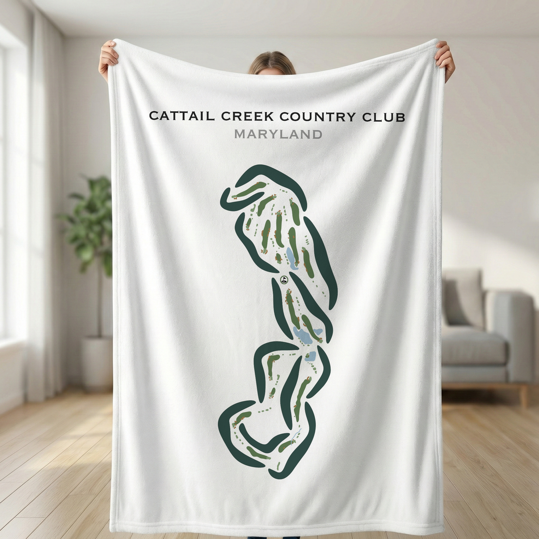 Cattail Creek Country Club, Maryland - Printed Golf Courses