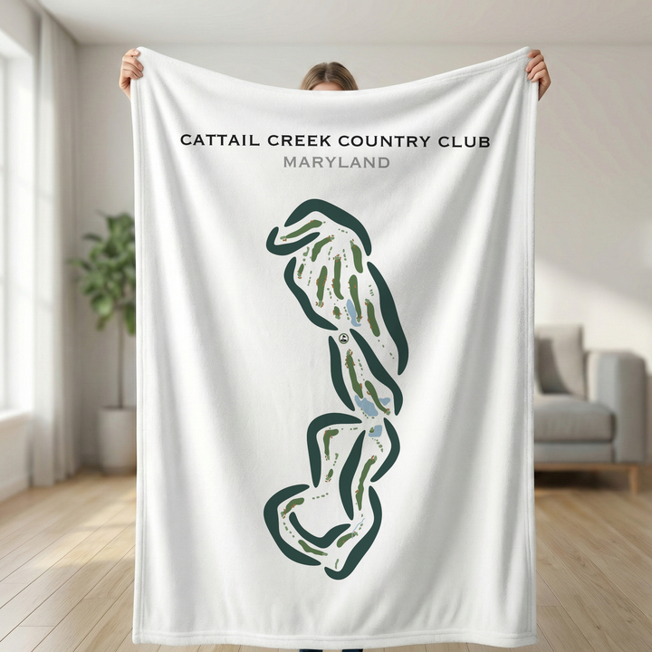 Cattail Creek Country Club, Maryland - Printed Golf Courses