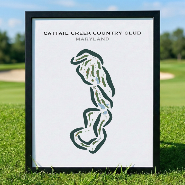 Cattail Creek Country Club, Maryland - Printed Golf Courses
