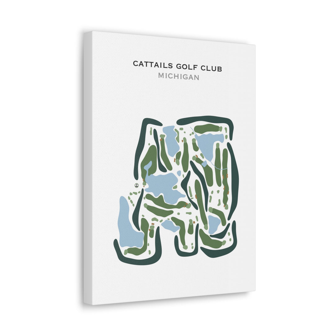 Cattails Golf Club, Michigan - Printed Golf Courses