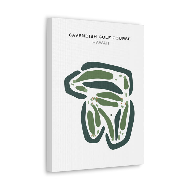 Cavendish Golf Course, Hawaii - Printed Golf Courses