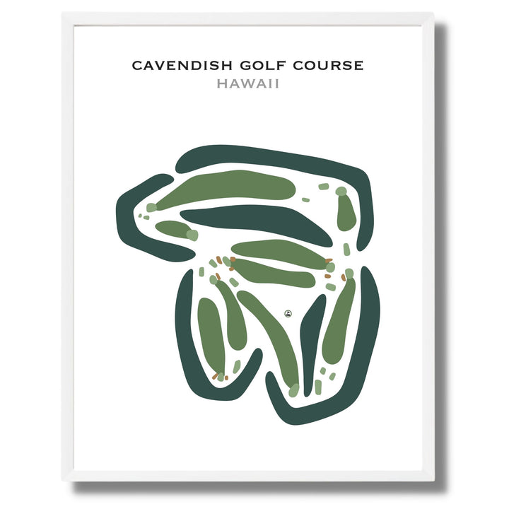 Cavendish Golf Course, Hawaii - Printed Golf Courses