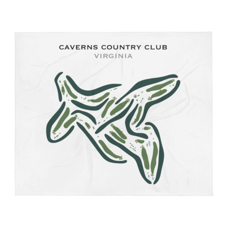 Caverns Country Club, Virginia - Printed Golf Courses