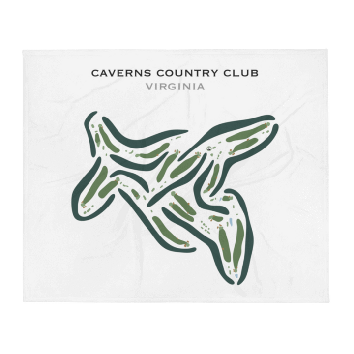 Caverns Country Club, Virginia - Printed Golf Courses