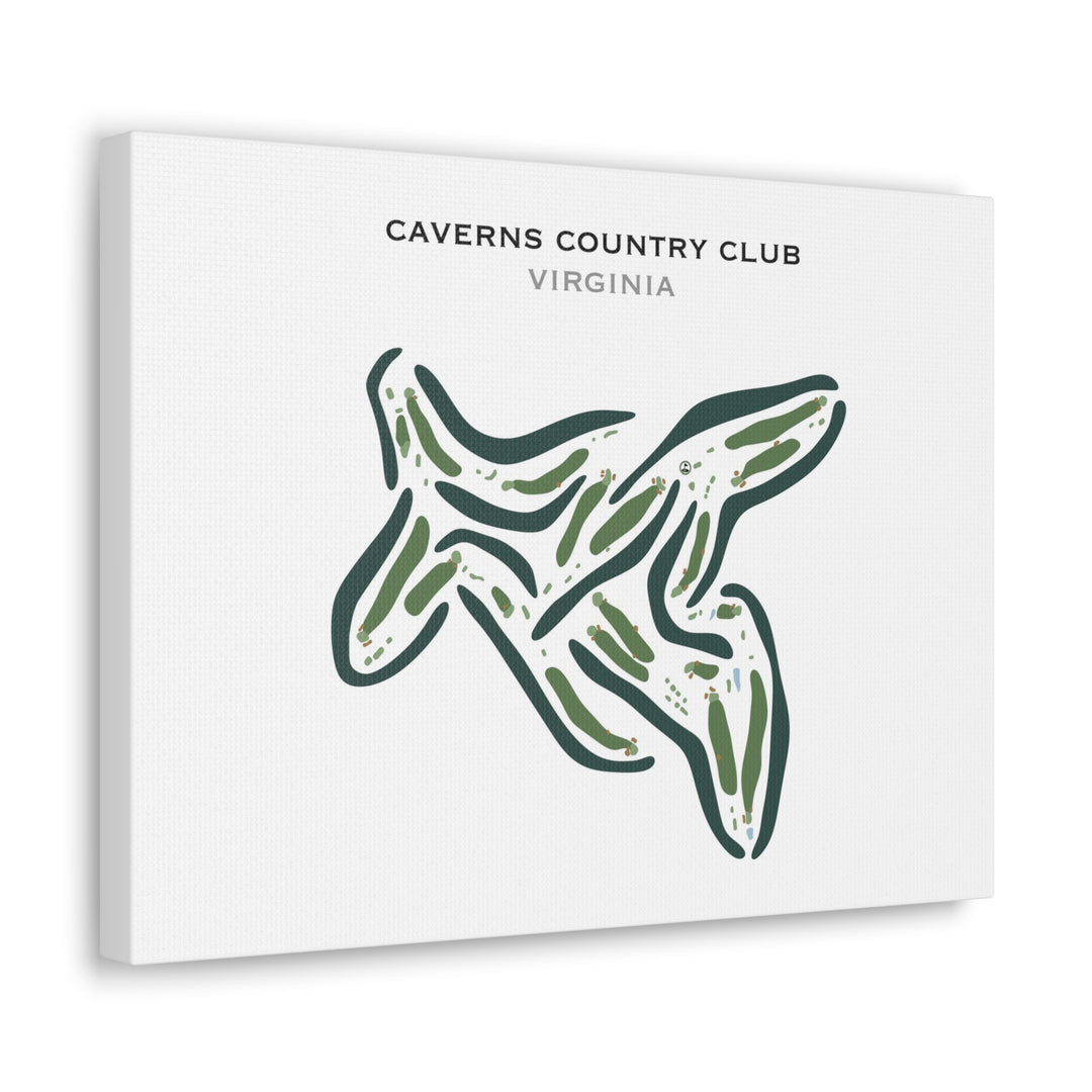 Caverns Country Club, Virginia - Printed Golf Courses