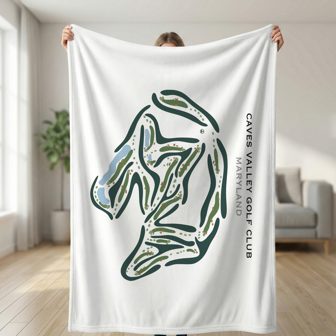 Caves Valley Golf Club, Maryland - Printed Golf Courses