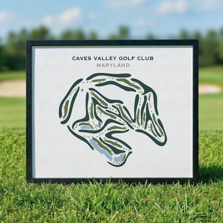 Caves Valley Golf Club, Maryland - Printed Golf Courses