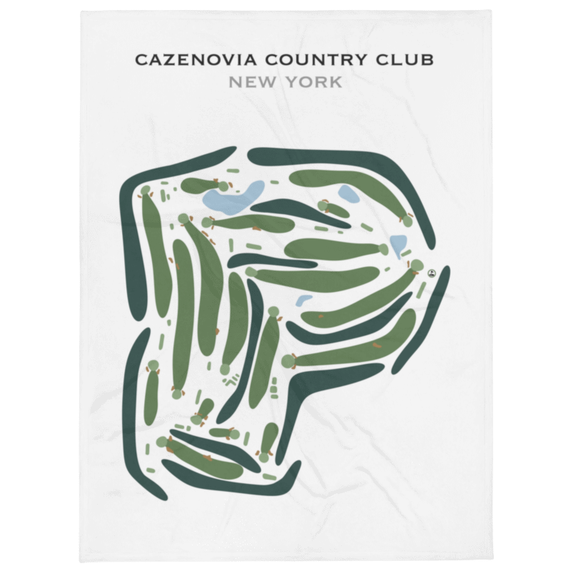 Cazenovia Country Club, New York - Printed Golf Course